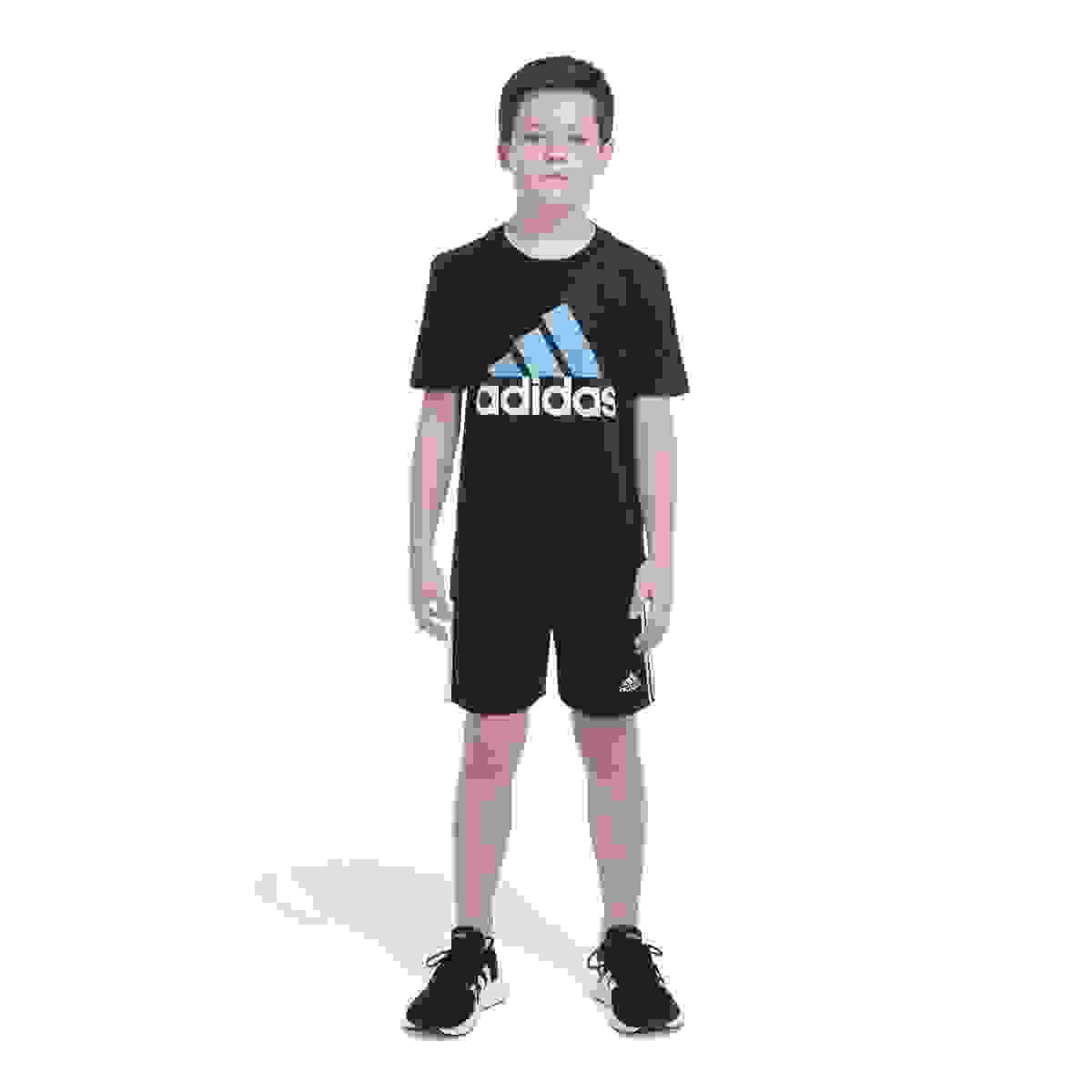 adidas 2-Tone Sportswear Logo Big Boys' Tee